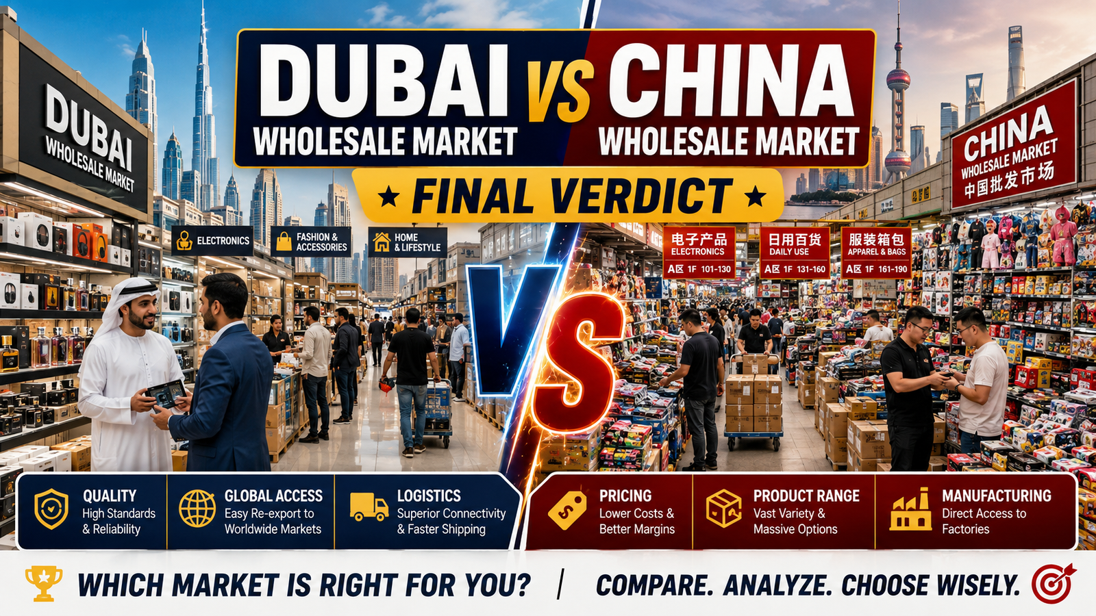 Dubai Wholesale Market vs China Wholesale Market Final Verdict