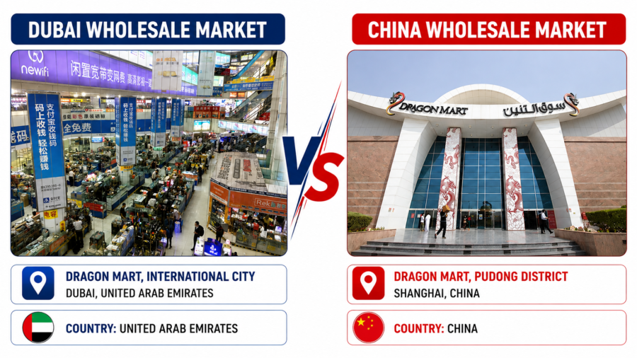 Dubai wholesale market vs China wholesale market