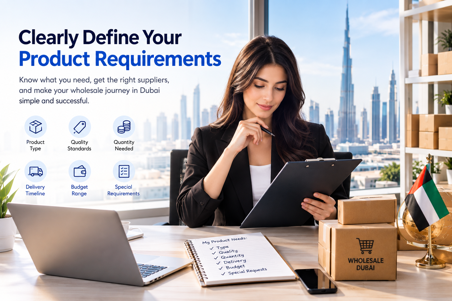 Product requirements for Dubai wholesale suppliers