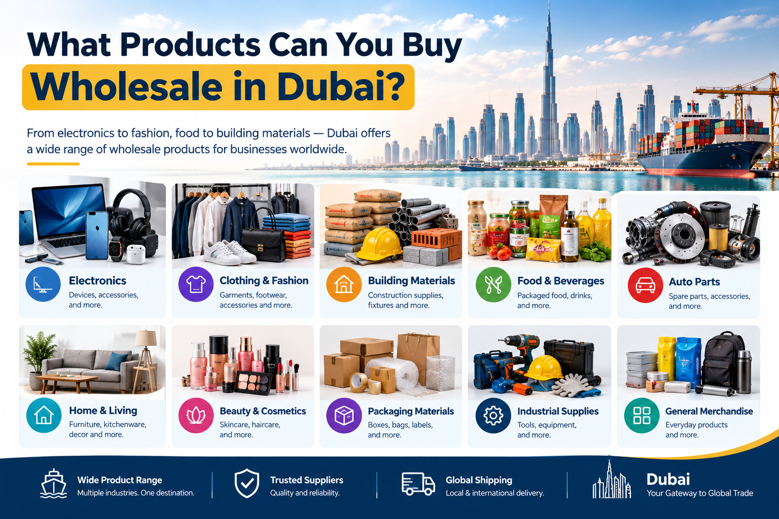 What Products Can You Buy Wholesale in Dubai?