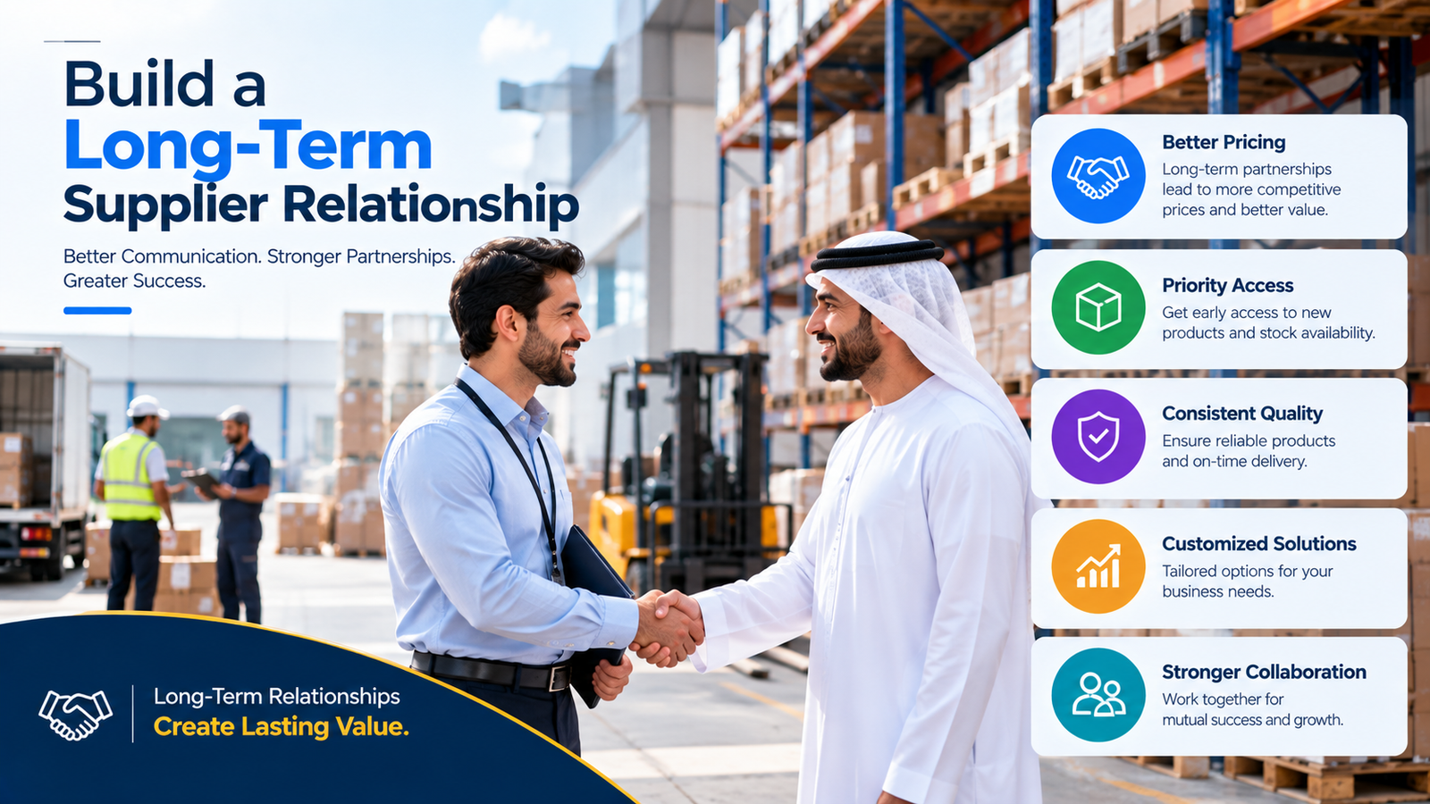 Build a Long-Term Supplier Relationship