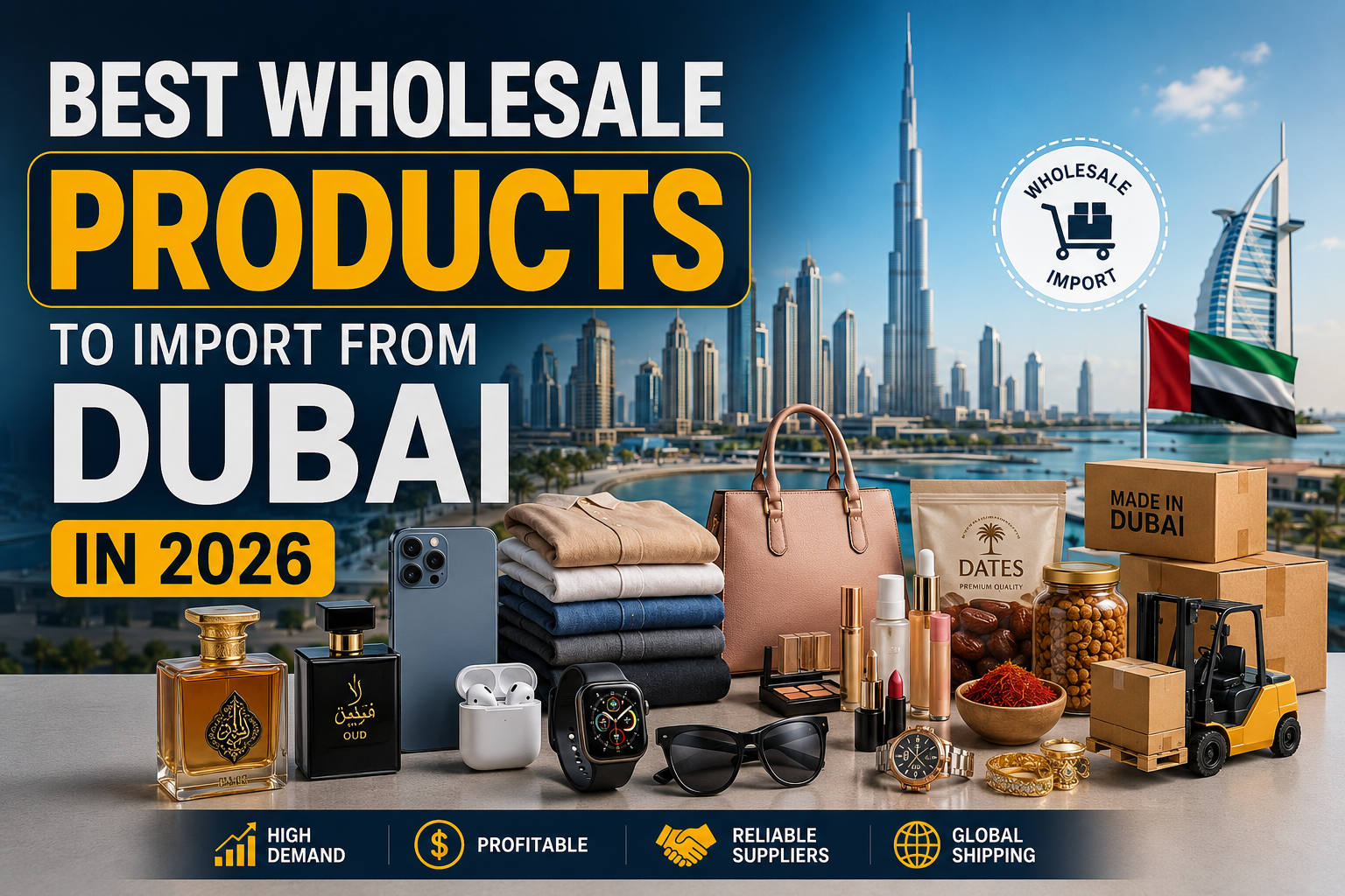 Best Wholesale Products to Import from Dubai in 2026