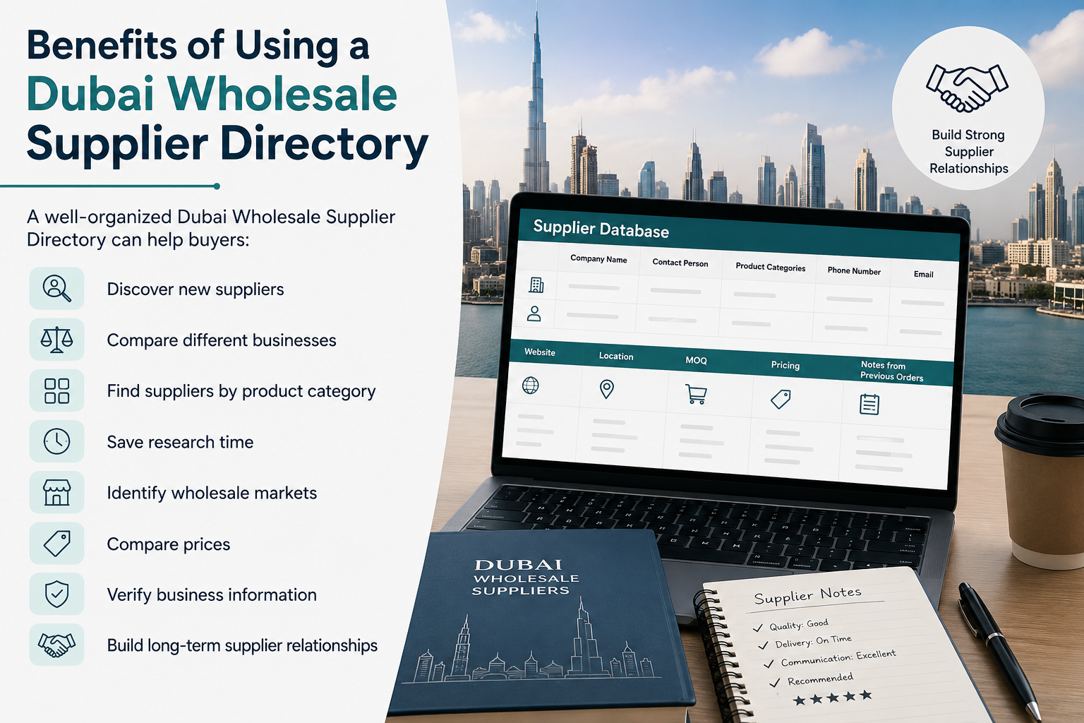 Dubai wholesale supplier directory and supplier database benefits