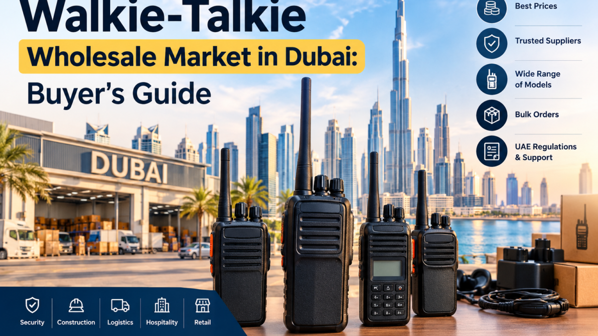 Walkie-Talkie Wholesale Market in Dubai: Buyer's Guide
